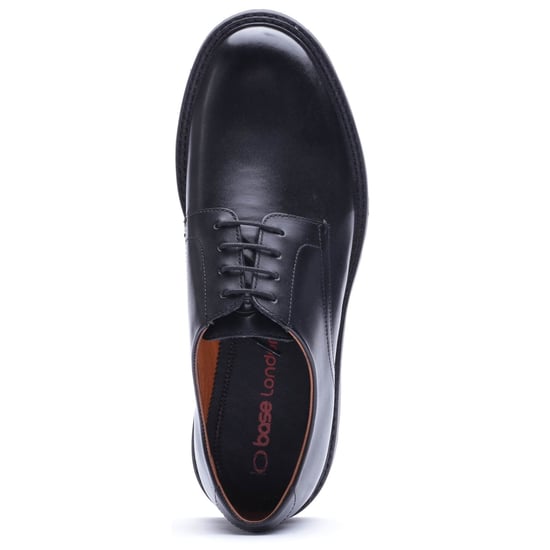 Base London Vector Leather Men's Black Lace-Up Shoes - Image 4