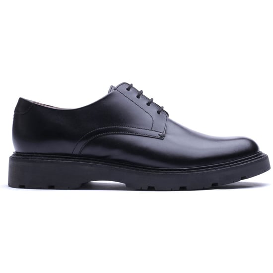 Base London Vector Leather Men's Black Lace-Up Shoes - Image 5