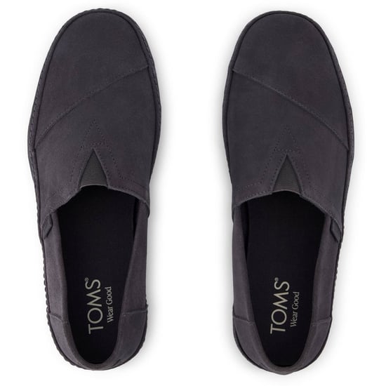 TOMS Alpargata Premium Leer Heren Forged Iron Espadrilles - Image 4