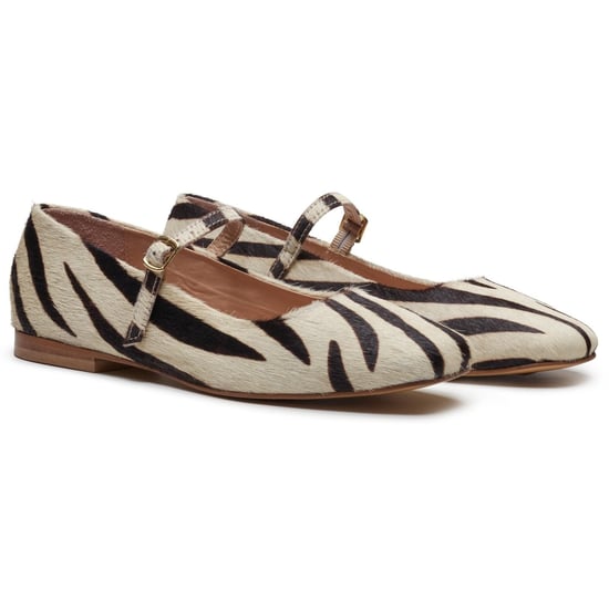 Hush Puppies Pasha Leather Women's Zebra Flats - Image 3