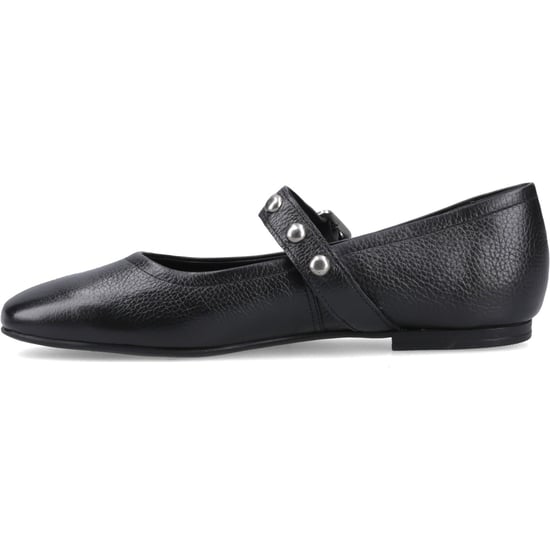 Hush Puppies Charlene Stud Ballerina Leather Women's Black Flats - Image 4