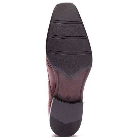 Base London Sloane Leather Men's TAN Brogues Shoes - Image 3