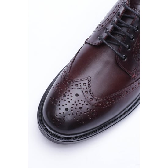 Base London Tanner Leather Men's BORDO Brogues Shoes - Image 6