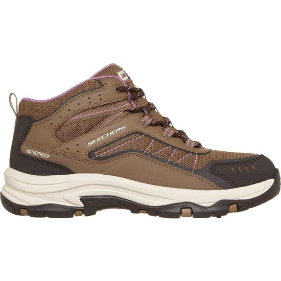 Skechers Trego Ashaway Leather Women's Tan/Brown Hiking Boots - Image 4