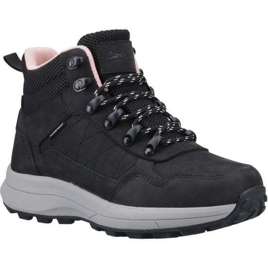 Cotswold Oddington Nubuck Dames Zwarte Wandelschoenen - Image 1