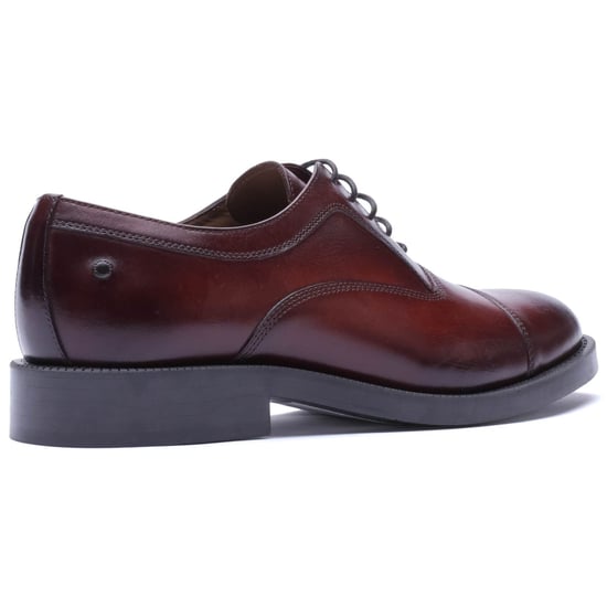 Base London Roma Leather Men's WASHED CHESTNUT Oxford Shoes - Image 2