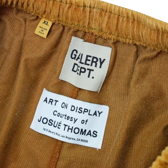 Vintage Cord French Logo Zuma Gold Shorts - Image 4