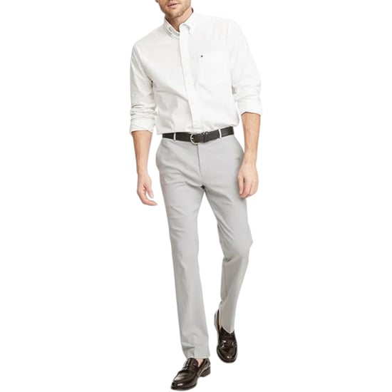 TOMMY HILFIGER Mens Oxford Shirt Cotton Long Sleeve Casual Formal Classic Fit - Image 3