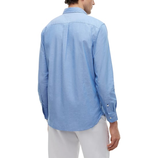 TOMMY HILFIGER Mens Oxford Shirt Cotton Long Sleeve Casual Formal Classic Fit - Image 2