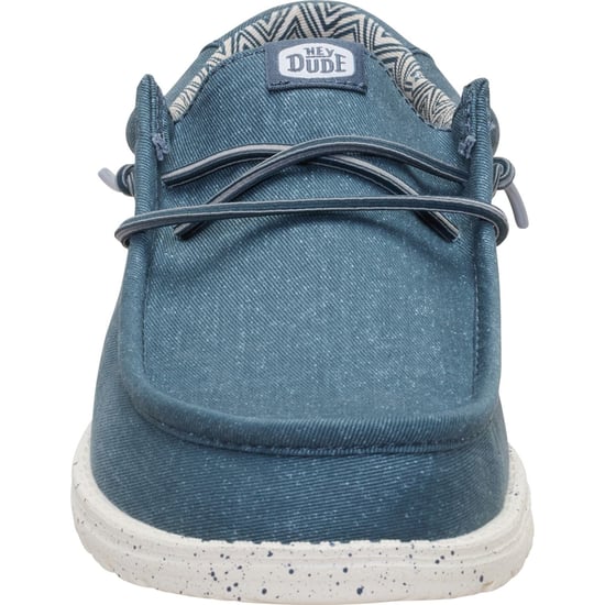 HEYDUDE Wally Stretch Katoenen Heren Donker Leisteen Mokasen Schoenen - Image 3