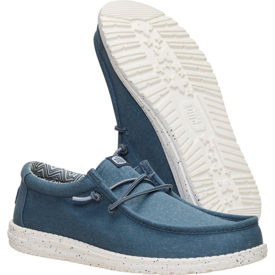 HEYDUDE Wally Stretch Katoenen Heren Donker Leisteen Mokasen Schoenen - Image 4