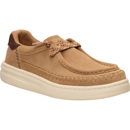 HEYDUDE Harper Moc Gevoerd Suède Dames Tan Moccasins Schoenen - Image 1