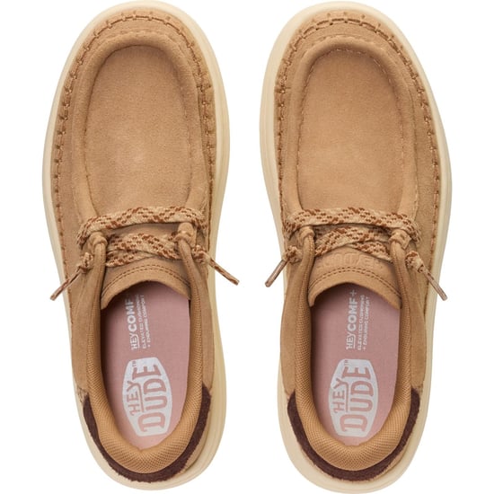 HEYDUDE Harper Moc Gevoerd Suède Dames Tan Moccasins Schoenen - Image 5