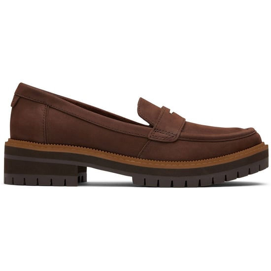 TOMS Cara Leather Women's Oak Brown Loafers - Image 5