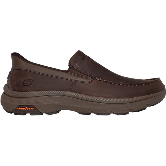 Skechers Pollard Osgood Leather Men's Cocoa Loafers - Image 5