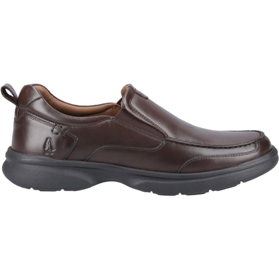 Hush Puppies Harold Leer Heren Bruine Slim Fit Instappers - Image 5