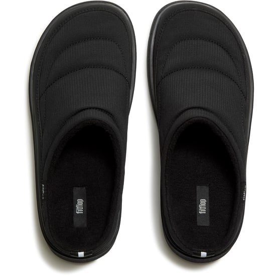 Fitflop Gen-FF Padded Polyester Women's All Black Mules - Image 3