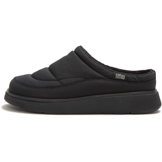 Fitflop Gen-FF Padded Polyester Women's All Black Mules - Image 4