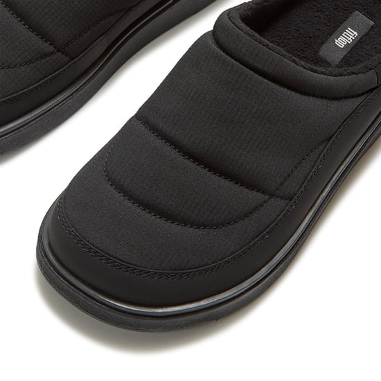 Fitflop Gen-FF Padded Polyester Women's All Black Mules - Image 5