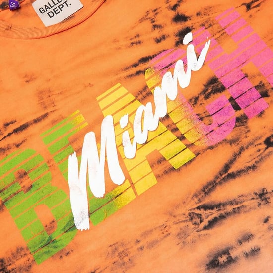 Gallery Dept Miami Beach T-shirt Med Batikfärgad Topp - Image 3