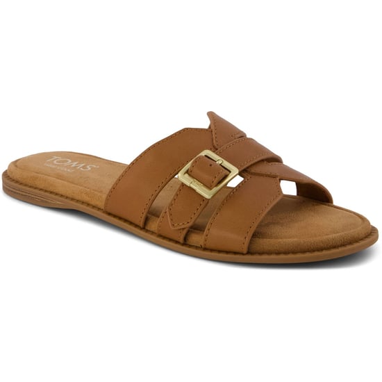 TOMS Sol Leather Women's Brown Sugar Sandals - Image 1