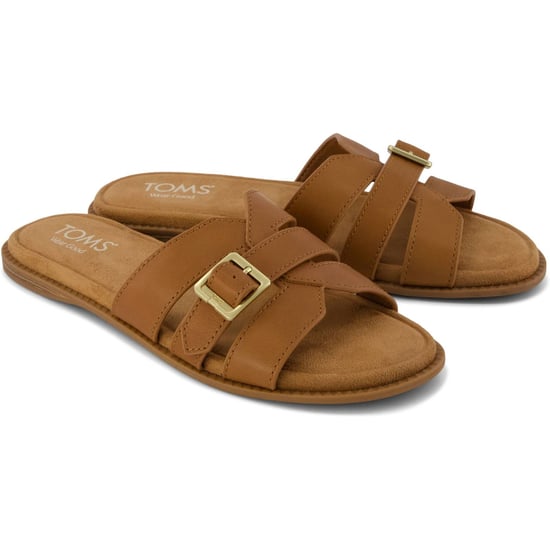 TOMS Sol Leather Women's Brown Sugar Sandals - Image 3