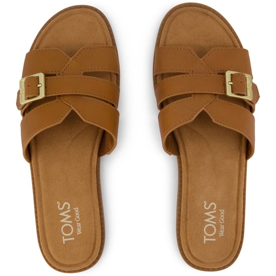 TOMS Sol Leather Women's Brown Sugar Sandals - Image 5