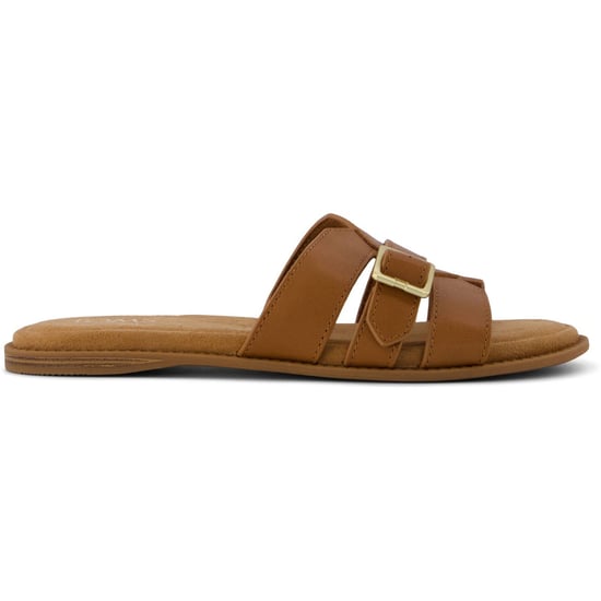 TOMS Sol Leather Women's Brown Sugar Sandals - Image 6