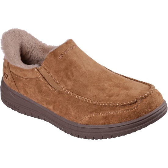 Skechers Murette Scofield Textile Men's Chestnut Slippers - Image 1