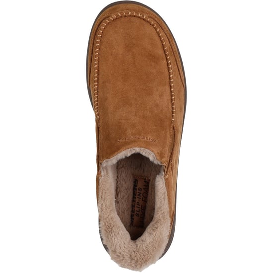 Skechers Murette Scofield Textile Men's Chestnut Slippers - Image 3
