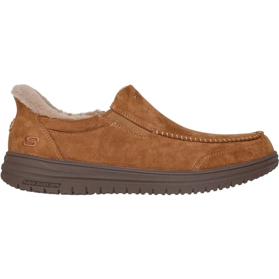 Skechers Murette Scofield Textile Men's Chestnut Slippers - Image 5