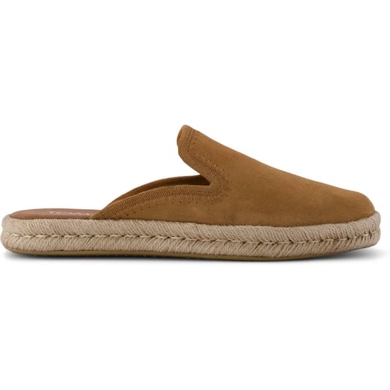 TOMS Santiago Leren Dames Slippers in Bruine Suiker - Image 6