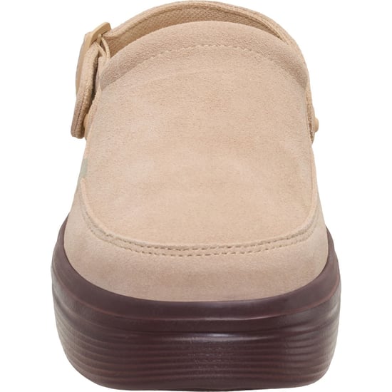 HEYDUDE Austin Lift Suede Dames Klompen Sesam/Multi - Image 3