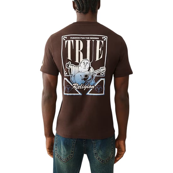 True Religion 700655 Mens T Shirts Crew Neck Short Sleeve Summer Soft Cotton Tee - Image 2
