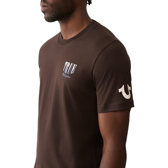 True Religion 700655 Mens T Shirts Crew Neck Short Sleeve Summer Soft Cotton Tee - Image 3