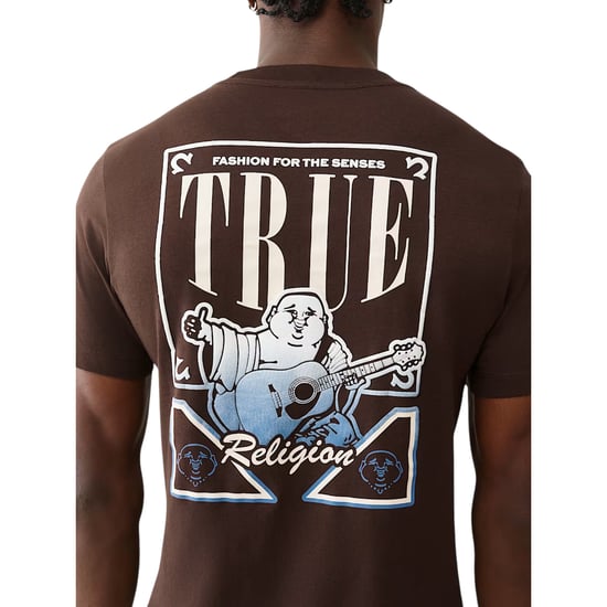 True Religion 700655 Mens T Shirts Crew Neck Short Sleeve Summer Soft Cotton Tee - Image 4