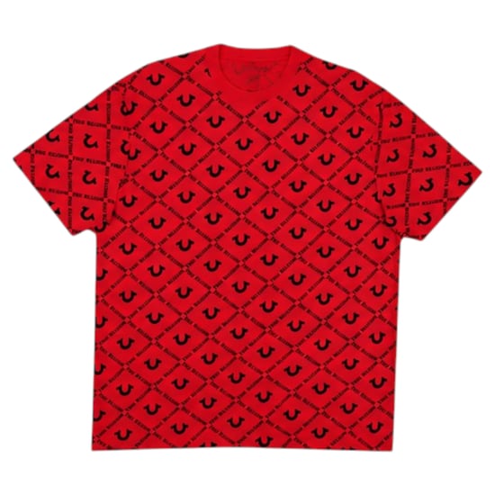 True Religion 108050 Mens T Shirts Short Sleeve Dimond HS AO Print Summer Tee - Image 2