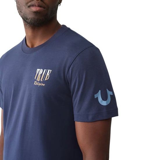 True Religion 700655 Mens T Shirts Crew Neck Short Sleeve Summer Soft Cotton Tee - Image 3