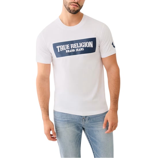 True Religion 700165 Mens T Shirts Crew Neck Short Sleeve Summer Soft Cotton Tee - Image 1