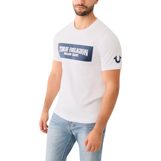 True Religion 700165 Mens T Shirts Crew Neck Short Sleeve Summer Soft Cotton Tee - Image 3