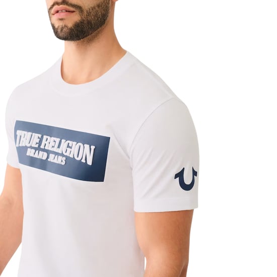 True Religion 700165 Mens T Shirts Crew Neck Short Sleeve Summer Soft Cotton Tee - Image 5