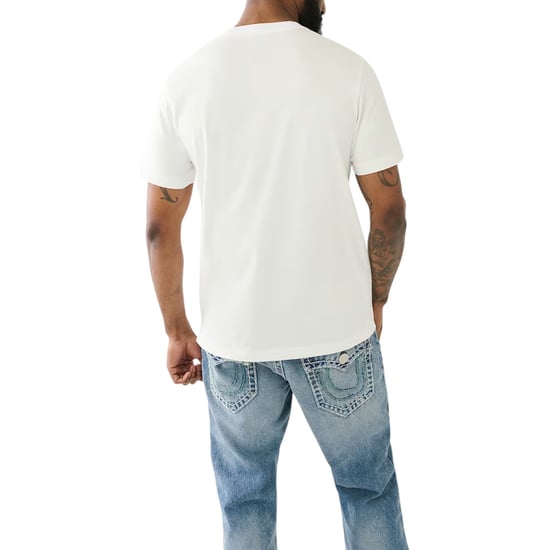 True Religion 108038 Mens T Shirts Short Sleeve Casual Cotton Summer Soft Top - Image 2