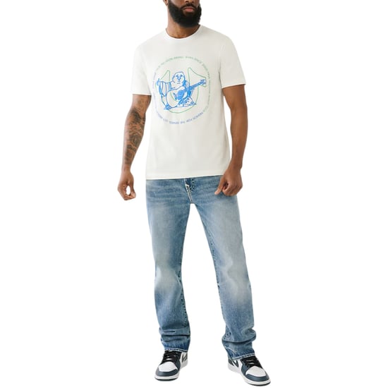 True Religion 108038 Mens T Shirts Short Sleeve Casual Cotton Summer Soft Top - Image 5