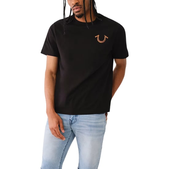 True Religion 108186 Mens T Shirts Relaxed Fit Short Sleeve Summer Cotton Tee - Image 1