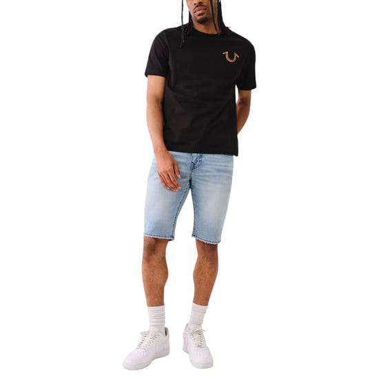 True Religion 108186 Mens T Shirts Relaxed Fit Short Sleeve Summer Cotton Tee - Image 4