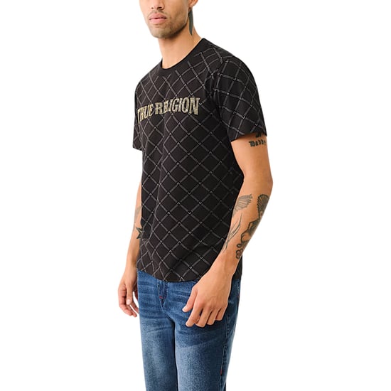 True Religion 700157 Mens T Shirts Crew Neck Short Sleeve Summer Soft Cotton Tee - Image 3