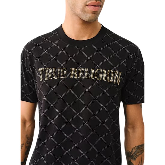 True Religion 700157 Mens T Shirts Crew Neck Short Sleeve Summer Soft Cotton Tee - Image 5