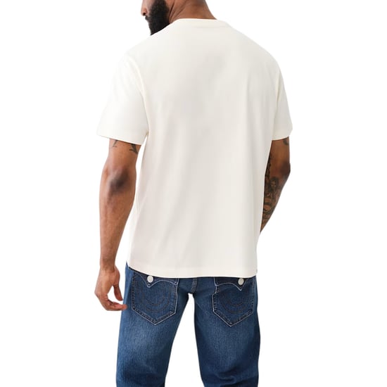 True Religion 108765 Mens T Shirts Resort Patches Crew Neck Summer Sports Tee - Image 2