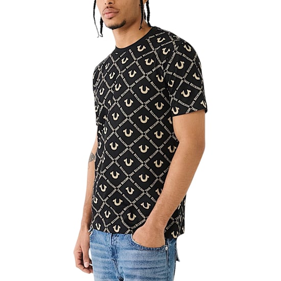 True Religion 108050 Mens T Shirts Short Sleeve Dimond HS AO Print Summer Tee - Image 2