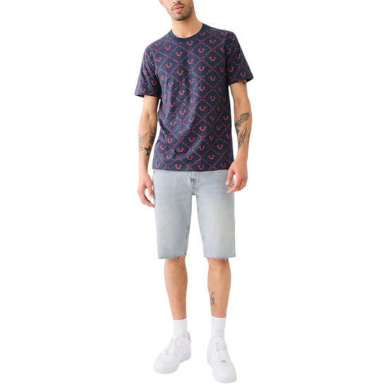 True Religion 108050 Mens T Shirts Short Sleeve Dimond HS AO Print Summer Tee - Image 3